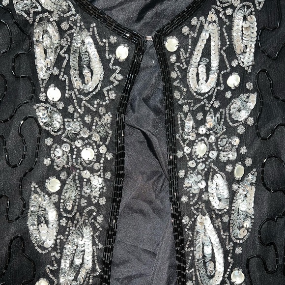 Vintage short bedazzled jacket - Picture 4 of 7